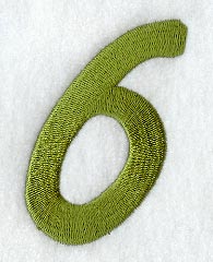 Book Script Number 6 (3 Inch)