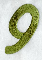 Book Script Number 9 (3 Inch)