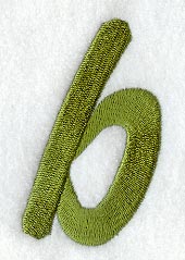 Book Script Lower Case Letter b (3 Inch)