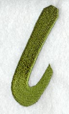 Book Script Lower Case Letter l (3 Inch)