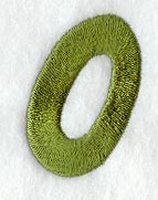 Book Script Lower Case Letter o (3 Inch)