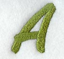 Book Script Letter A (3 Inch)