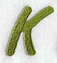 Book Script Letter K (3 Inch)