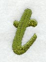 Book Script Lower Case Letter t (3 Inch)