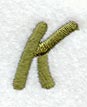 Book Script Letter K (3 Inch)