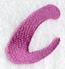 Carla Lower Case Letter c (3 Inch)