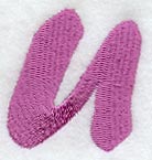 Carla Lower Case Letter u (3 Inch)