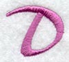 Carla Letter D (3 Inch)