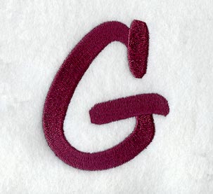 Casual Serif Letter G (3 Inch)