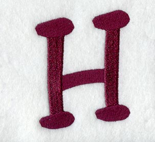 Casual Serif Letter H (3 Inch)