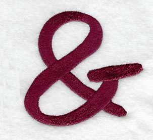 Casual Serif Ampersand (3 Inch)