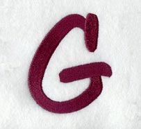 Casual Serif Letter G (3 Inch)