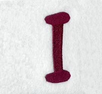Casual Serif Letter I (3 Inch)
