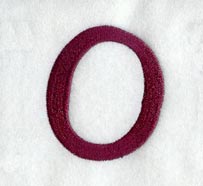 Casual Serif Letter O (3 Inch)