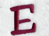 Casual Serif Letter E (3 Inch)