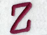 Casual Serif Letter Z (3 Inch)
