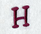 Casual Serif Letter H (3 Inch)