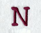 Casual Serif Letter N (3 Inch)