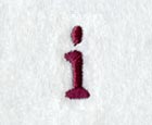 Casual Serif Lower Case Letter i (3 Inch)