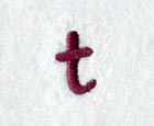 Casual Serif Lower Case Letter t (3 Inch)