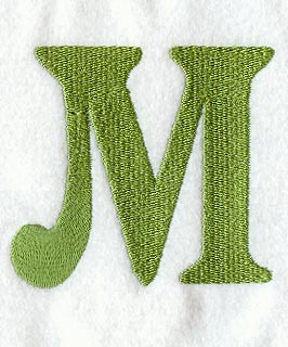 Victorian Letter M (3 Inch)