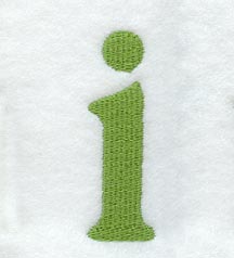 Victorian Lower Case Letter i (3 Inch)