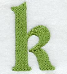 Victorian Lower Case Letter k (3 Inch)