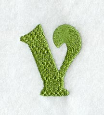 Victorian Lower Case Letter v (3 Inch)