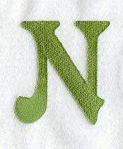 Victorian Letter N (3 Inch)