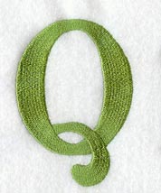 Victorian Letter Q (3 Inch)