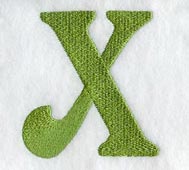 Victorian Letter X (3 Inch)