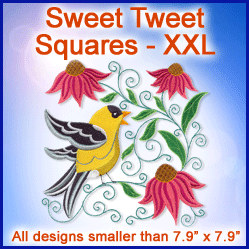 A Sweet Tweet Squares Design Pack