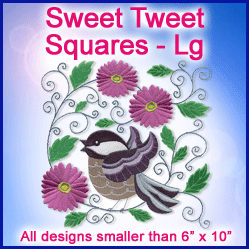A Sweet Tweet Squares Design Pack
