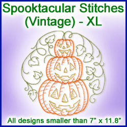 A Spooktacular Stitches (Vintage) Design Pack