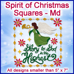 A Spirit of Christmas Squares Design Pack
