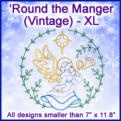 A 'Round the Manger (Vintage) Design Pack