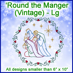 A 'Round the Manger (Vintage) Design Pack