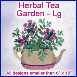 A Herbal Tea Garden Design Pack