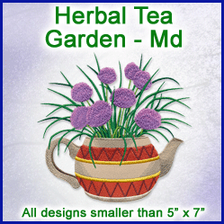 A Herbal Tea Garden Design Pack