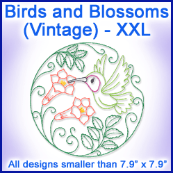 A Birds and Blossoms (Vintage) Design Pack