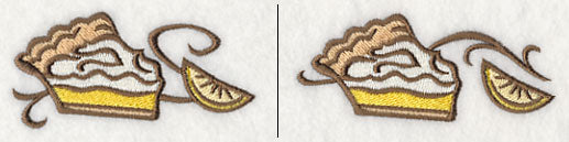 Luscious Lemon Meringue Pie Border