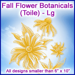 A Fall Flower Botanicals (Toile) Design Pack