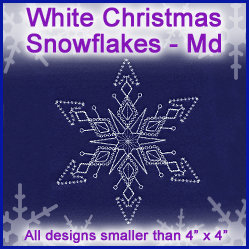 A White Christmas Snowflakes Design Pack