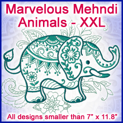 A Marvelous Mehndi Animals Design Pack