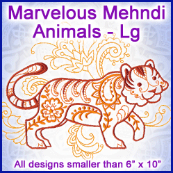 A Marvelous Mehndi Animals Design Pack