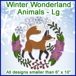 A Winter Woodland Animals Design Pack