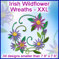 A Irish Wildflower Wreaths Design Pack