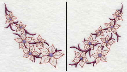 Blooming Blossoms Neckline (V-Neck) (Split)