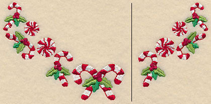 Candy Cane Neckline (V-Neck) (Split)