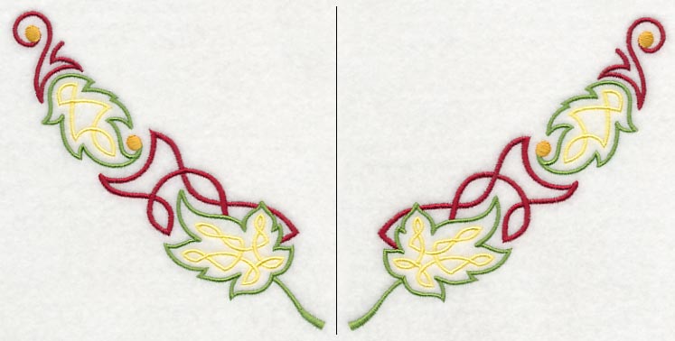 Celtic Maple Neckline (V-Neck) (Split)